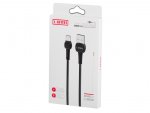 KIK KX5327 Synchronizačný a nabíjací kábel Micro USB 1M čierny