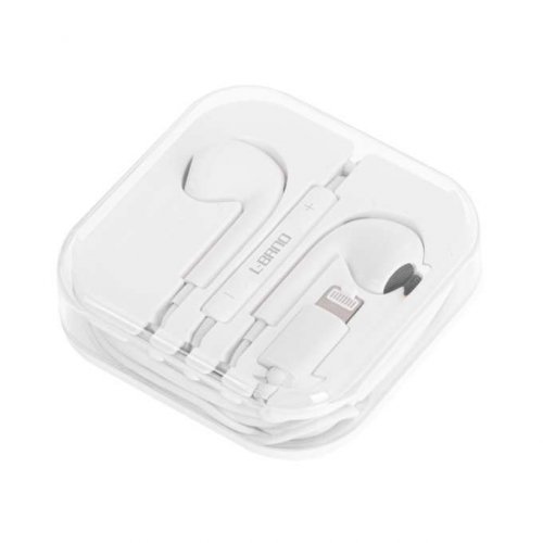 KIK KX5322 Slúchadlá s konektorom Lightning pre Apple biele