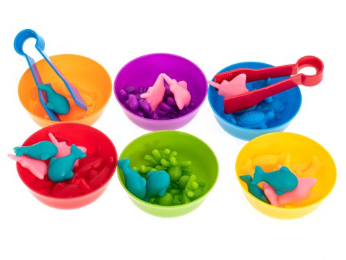 KIK Mořští živočichové vzdělávací montessori 36 ks 