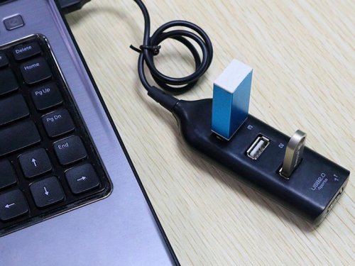 Verk 06257 USB Hub 2.0, 4 porty