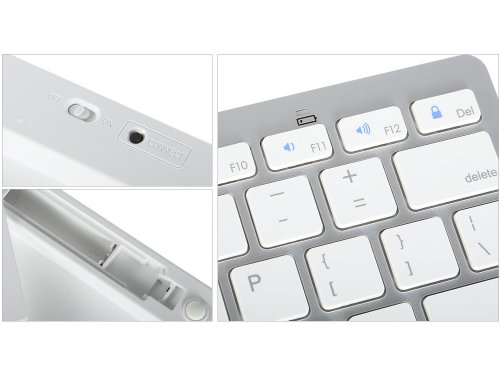 Verk 06245 Bluetooth klávesnica iOS/Android/Win biela