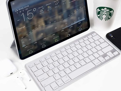 Verk 06245 Bluetooth klávesnica iOS/Android/Win biela