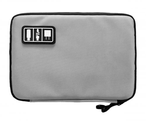 APT TR12D Taška organizér na kabely a malou elektroniku šedá