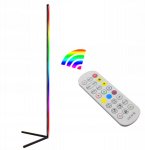 APT ZD81 Rohová LED stojaca lampa RGB-W 20W 140cm čierna
