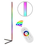 APT ZD81 Rohová LED stojaca lampa RGB-W 20W 140cm čierna