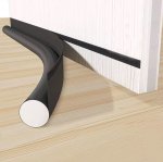 APT AG706C Tesnenie pod dvere 95 x 8 cm čierne