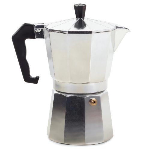 Verk 07004 Moka kanvice 9 - 450 ml - strieborná