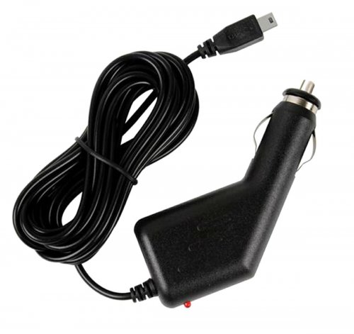 APT PLS30 Nabíjačka do auta pre kamery, telefóny, GPS, mini USB konektor