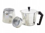Verk 07037 Moka konvice 3 - 150 ml - stříbrná