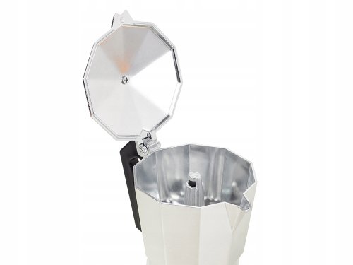 Verk 07037 Moka konvice 3 - 150 ml - stříbrná
