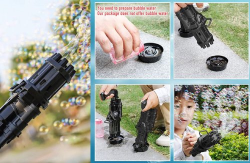 Pronett XJ4396 Bublinková pištoľ - Bubble Gun zlatá
