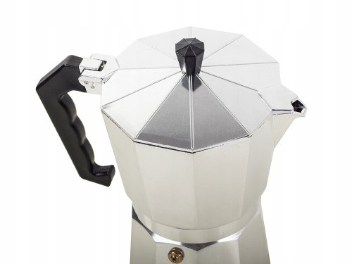 Verk 07039 Moka konvice 12 - 600 ml - stříbrná