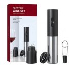 Verk 07102 Sada na víno 4v1 AKU, USB černostříbrná