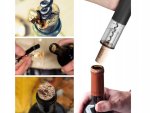 Verk 07092 Automatický elektrický otvárač na víno AA, čierny