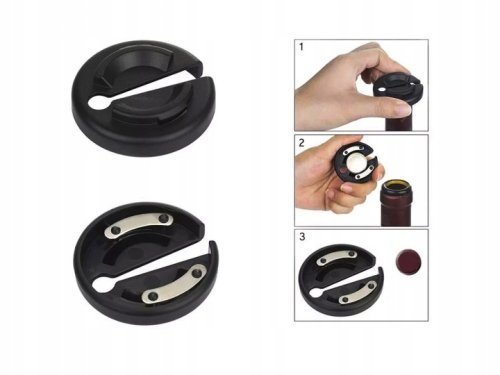 Verk 07092 Automatický elektrický otvárač na víno AA, čierny