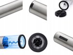 Verk 07090 Elektrický otvírák na víno USB, stříbrný