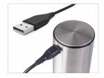 Verk 07090 Elektrický otvírák na víno USB, stříbrný