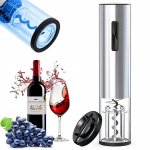 Verk 07090 Elektrický otvírák na víno USB, stříbrný