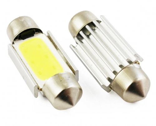 LedLight 2122 Autožárovka C5W LED COB 2ks
