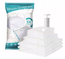 Foxter 2142 Vákuové vrece sada 8 ks mix veľkostí + pumpička