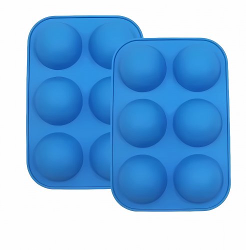 Foxter 2095 Silikonová forma - polokoule hnědá