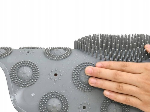 Verk 24150 Masážní podložka do sprchy na nohy šedá