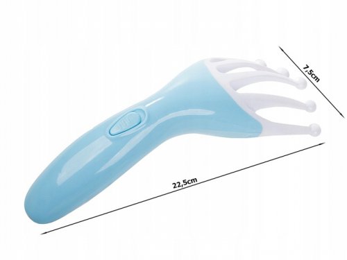Verk 24144 Masážní drbátko elektrické USB modrá