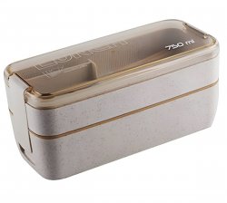 APT AG479I Svačinový box termo s příborem 750 ml béžový
