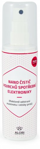 ALORI Nano čistič povrchov spotrebnej elektroniky 100ml