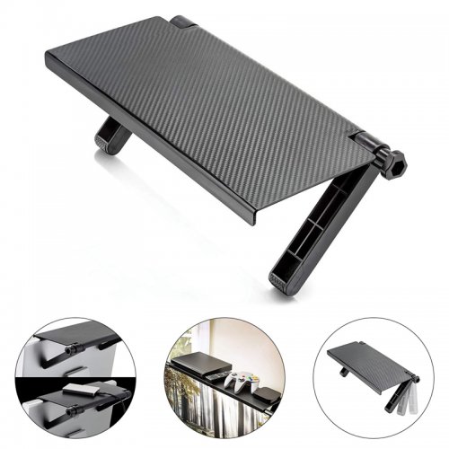 Verk 01760 Závesná polička na TV, monitor 30 x 16 cm čierna
