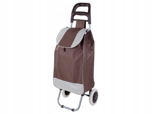 Verk 01745 Nákupní taška na kolečkách 30L hnědá