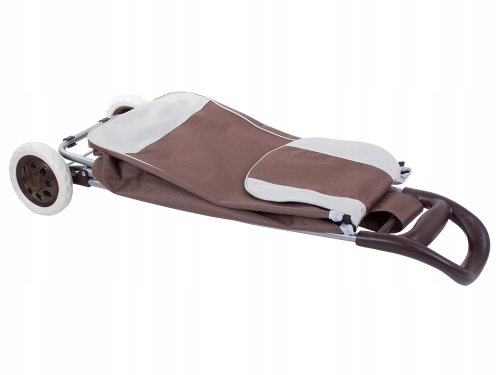 Verk 01745 Nákupní taška na kolečkách 30L hnědá