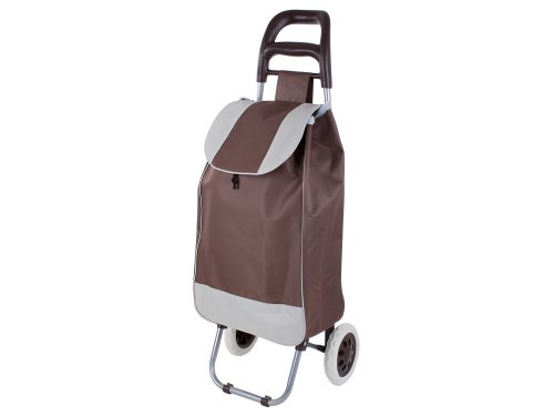 Verk 01745 Nákupní taška na kolečkách 30L hnědá