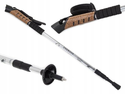 Verk 14010 Treková palica skladacie korok 1 ks strieborná