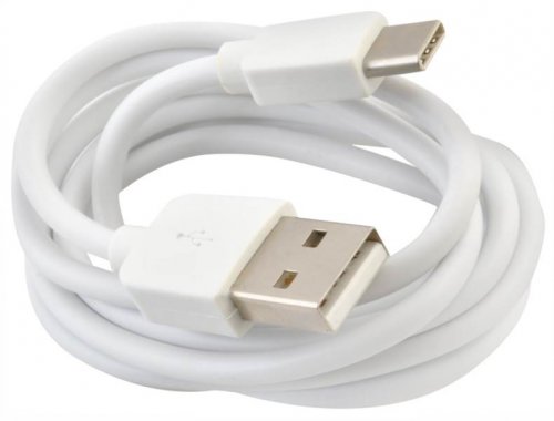ISO 5052 Kabel USB typ C - 1m Bílý