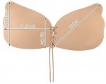 ISO Samodržící push-up podprsenka - béžová D