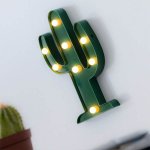 KIK KX9935_2 LED dekorácie Kaktus, 25 cm