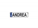Nekupto Originálne ŠPZ ceduľka s menom ANDREA