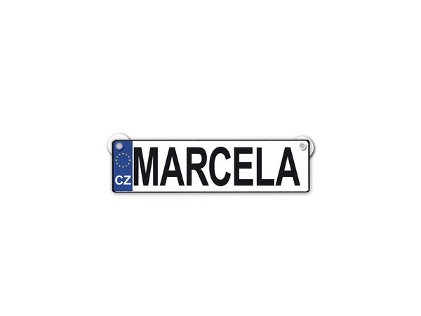 Nekupto Originální SPZ cedulka se jménem MARCELA