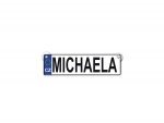 Nekupto Originálne ŠPZ ceduľka s menom MICHAELA