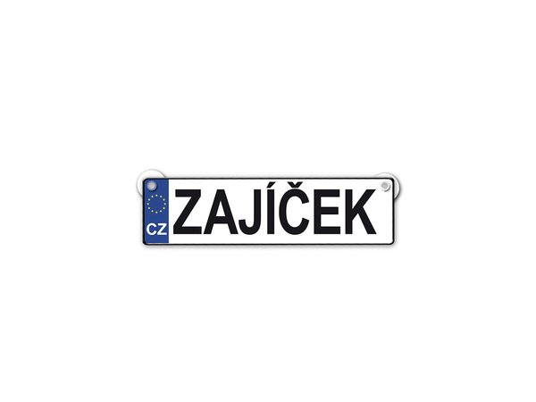 Nekupto Originální SPZ cedulka Zajíček