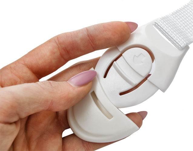 Ruhhy 5192 Bezpečnostná zábrana na skrine 10 ks