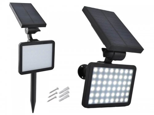 ISO LS5356 Záhradné solárne 48 LED reflektor