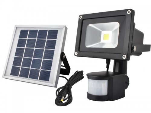ISO LS5357 Zahradní solární LED reflektor - detektor pohybu