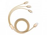 Nabíjecí kabel iQunix Lightning 3v1