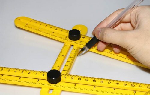 ISO 5055 Mutifunkční šablona metr - úhelník