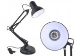 ISO 5177 Stolná kancelárska lampa - čierna