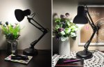 ISO 5177 Stolná kancelárska lampa - čierna