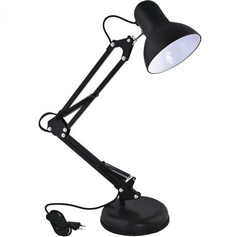 ISO 5177 Stolná kancelárska lampa - čierna