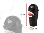KIK KX 1868 Odpadkový kôš do auta Mini 20 cm